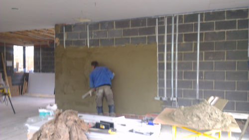 Random photo of us working on a project